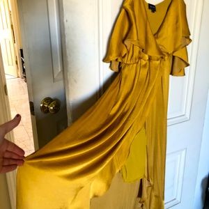Bardot gold dress from Nordstrom